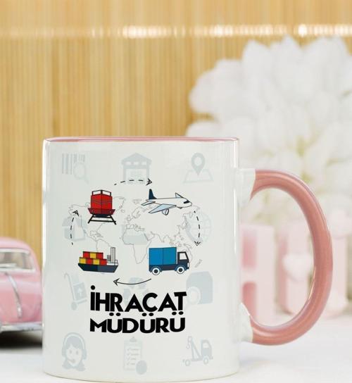 İhracat Müdürü Kupa Bardak Pembe