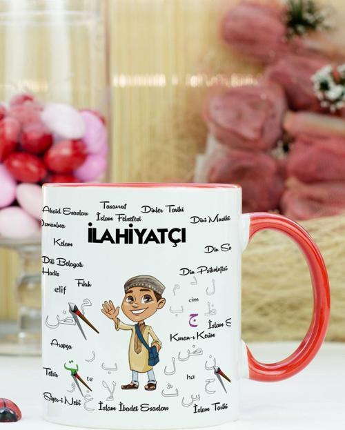 İlahiyatçı Kupa Bardak Kırmızı