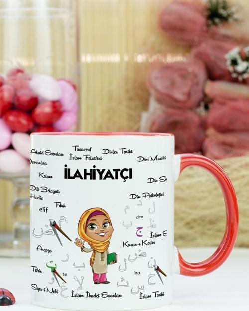 İlahiyatçı Kupa Bardak Kırmızı