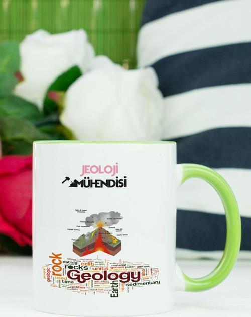 Jeoloji Mühendisi Kupa Bardak Yeşil