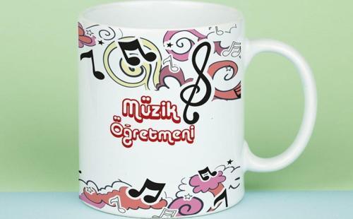 Müzik Öğretmeni Kupa Bardak
