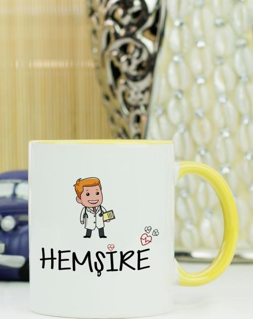 Hemşire Kupa Bardak Sarı