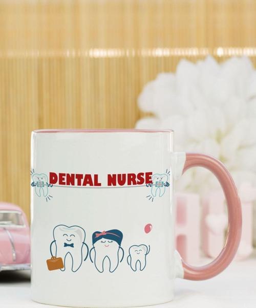 Dental Nurse Kupa Bardak Pembe