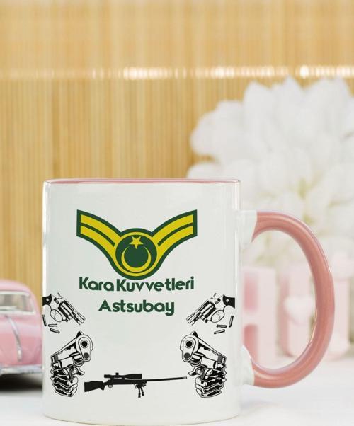 Kara Kuvvetleri Astsubay Kupa Bardak Pembe