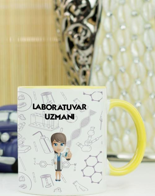 Laboratuvar Uzmanı Kupa Bardak Sarı