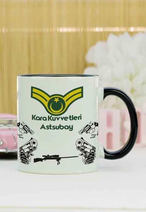 Kara Kuvvetleri Astsubay Kupa Bardak Siyah