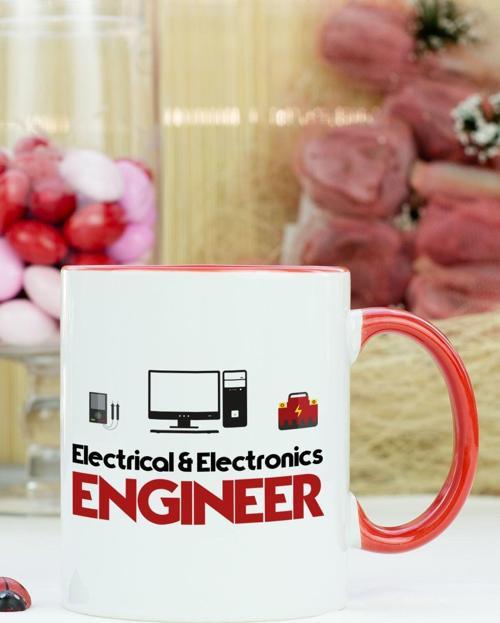 Electrical And Electronics Engineer Kupa Bardak Kırmızı