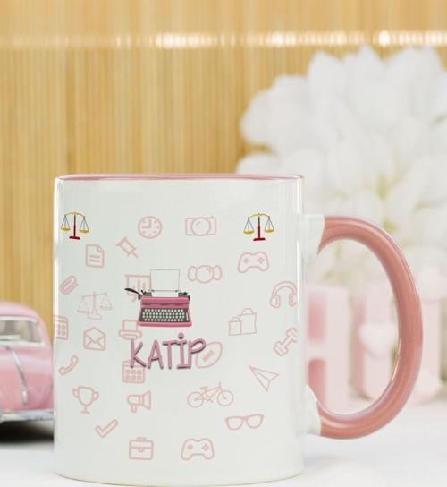 Katip Kupa Bardak Pembe