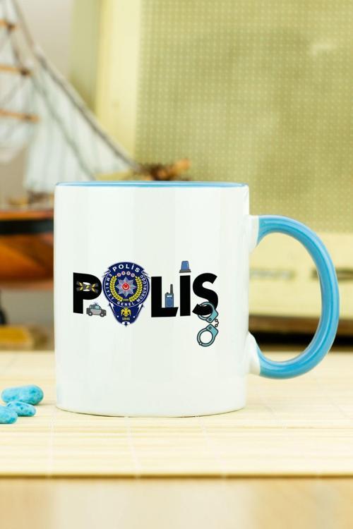 Polis Kupa Bardak Mavi