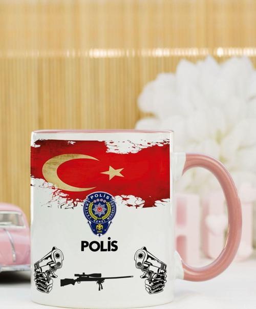 Polis Kupa Bardak Pembe