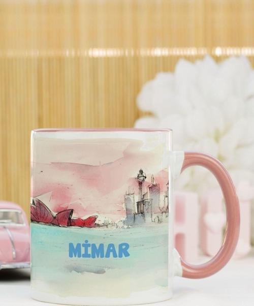 Mimar Kupa Bardak Pembe