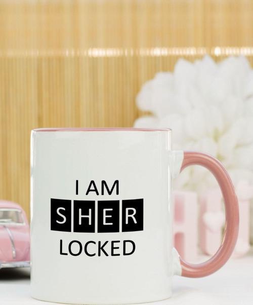 I Am Sherlocked Kupa Bardak Pembe