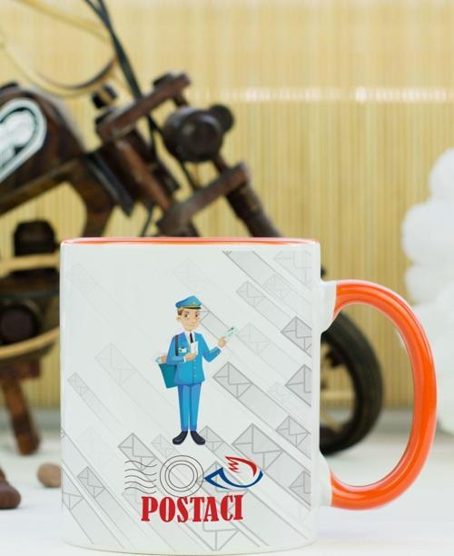 Postacı Kupa Bardak Turuncu