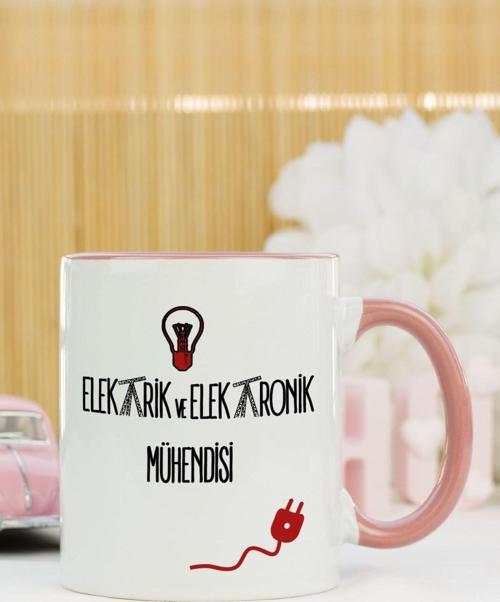 Elektrik Ve Elektronik Mühendisi Kupa Bardak Pembe