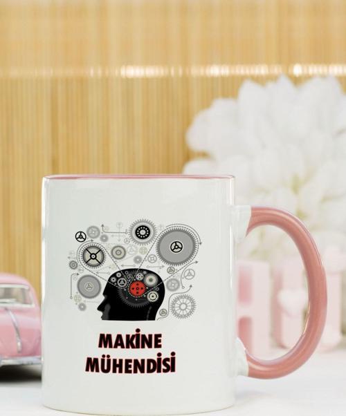 Makine Mühendisi Kupa Bardak Pembe