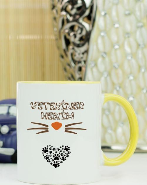 Veteriner Hekim Kupa Bardak Sarı