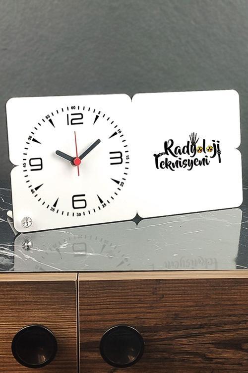 Radyoloji Teknisyeni Ahşap Masa Saati 001