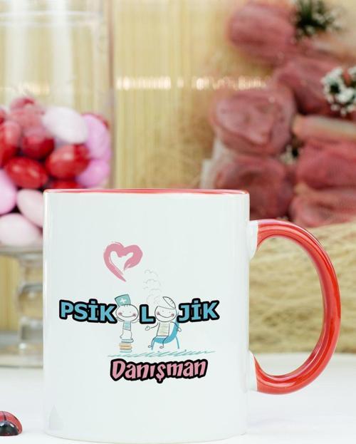 Psikolojik Danışman Kupa Bardak Kırmızı
