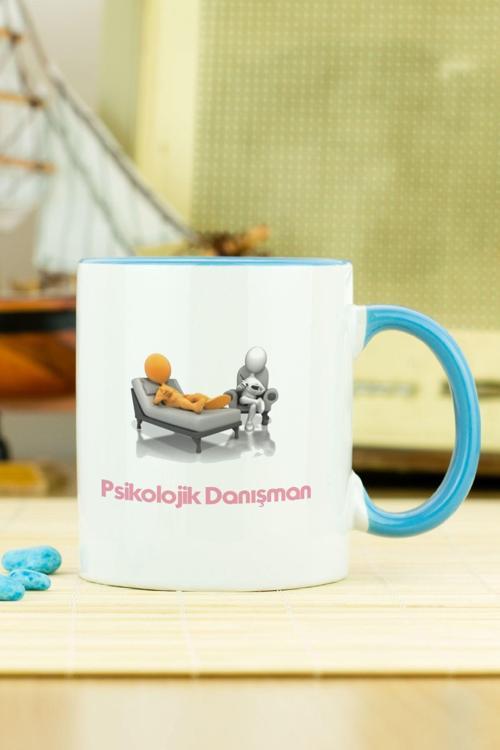 Psikolojik Danışman Kupa Bardak Mavi