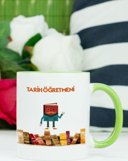Tarih Öğretmeni Kupa Bardak Yeşil
