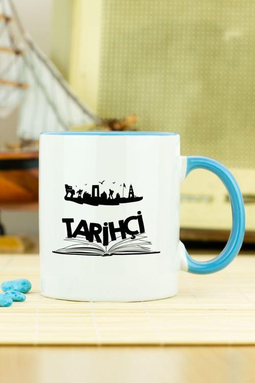 Tarihçi Kupa Bardak Mavi