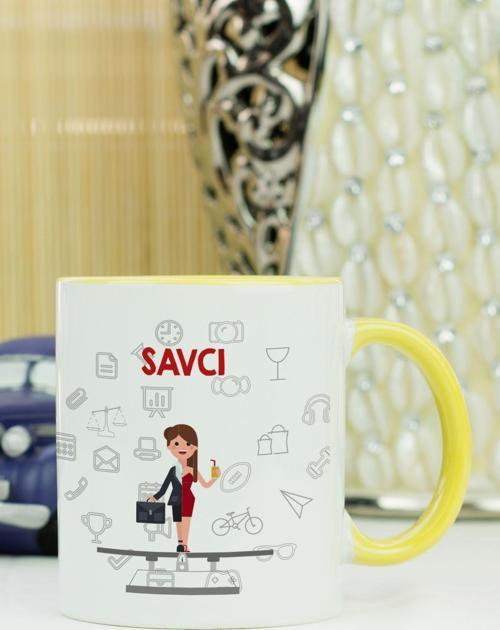 Savcı Kupa Bardak Sarı