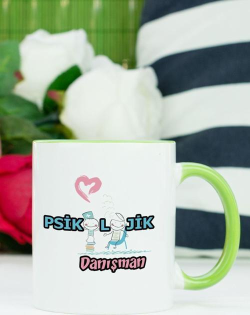 Psikolojik Danışman Kupa Bardak Yeşil