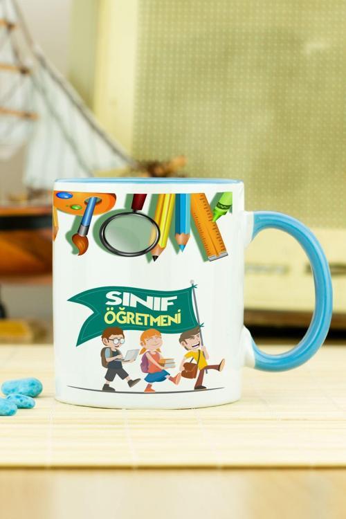 Sınıf Öğretmeni Kupa Bardak Mavi