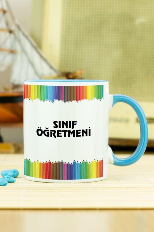 Sınıf Öğretmeni Kupa Bardak Mavi