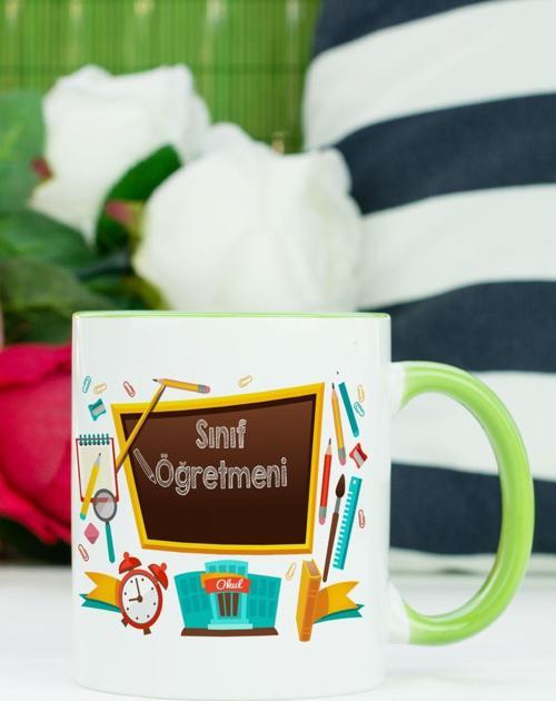 Sınıf Öğretmeni Kupa Bardak Yeşil