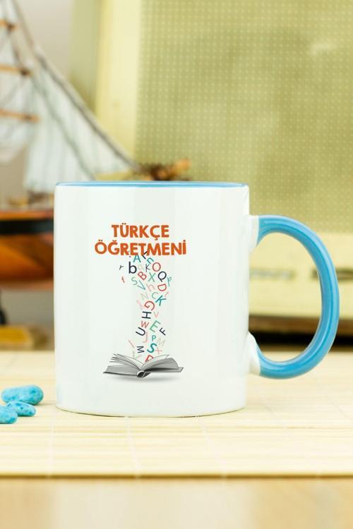 Türkçe Öğretmeni Kupa Bardak Mavi