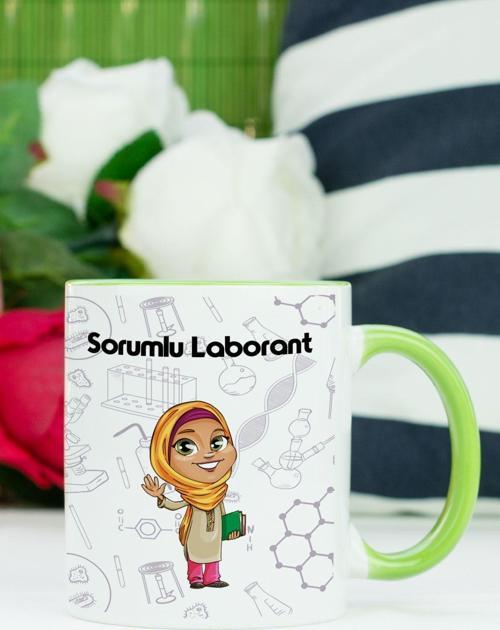 Sorumlu Laborant Kupa Bardak Yeşil