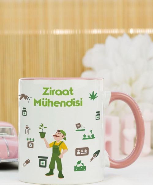 Ziraat Mühendisi Kupa Bardak Pembe