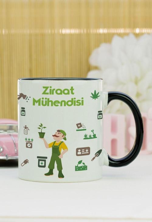 Ziraat Mühendisi Kupa Bardak Siyah