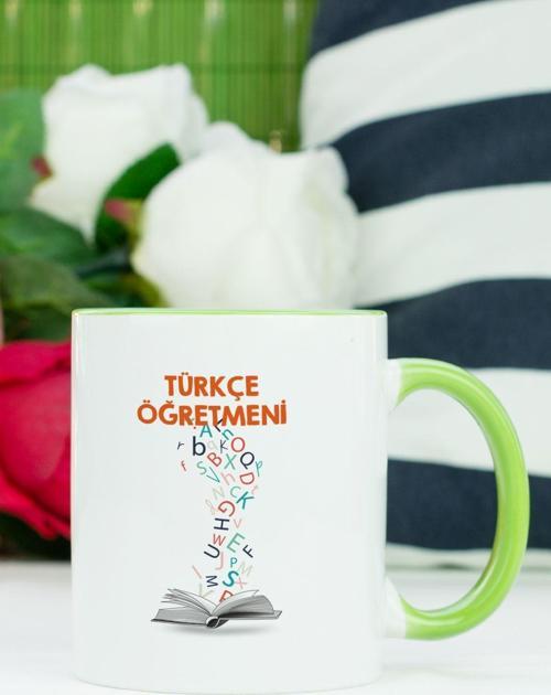 Türkçe Öğretmeni Kupa Bardak Yeşil