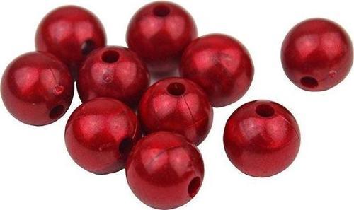 Bordo Sert Boncuk 10 Lu Pkt