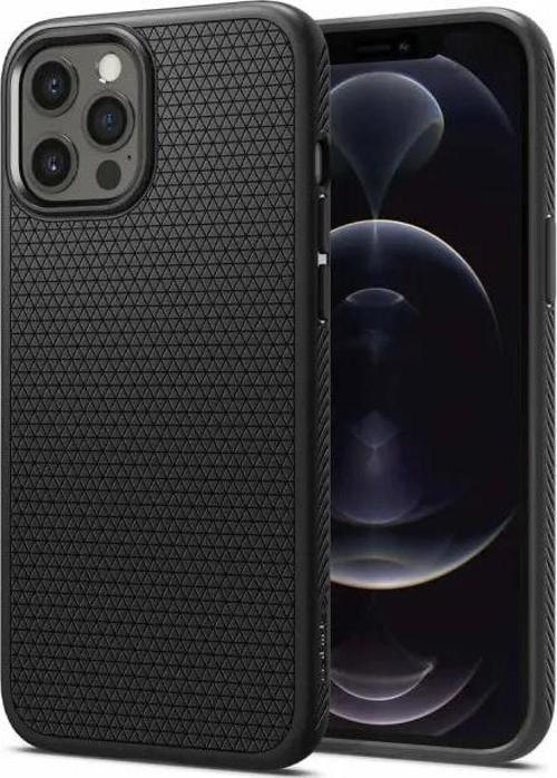 Liquid Air Armor iPhone 12 & 12 Pro Kılıf Matte Black