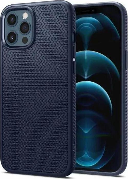 Liquid Air Armor iPhone 12 Pro Max Kılıf Navy Blue