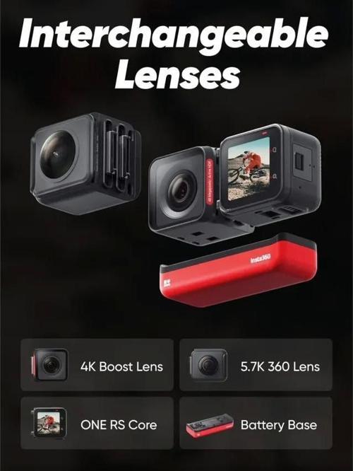 ONE RS Twin - Suya Geçirmez Pil Setli 4K 60fps Aksiyon Kamerası Standalone