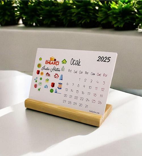 2025 Emlakçı Masa Takvimi