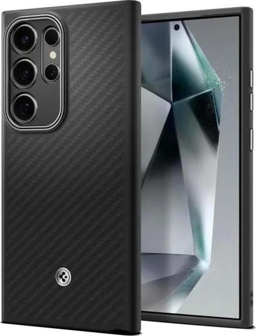 Enzo Aramid Designed for Galaxy S24 Ultra Kılıfı Matte Black
