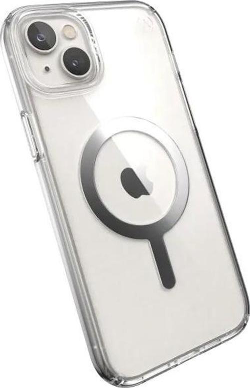 MagSafe iPhone 15 Plus & 14 Plus Kılıfı Clear/Silver