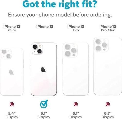 IPhone 13 Kılıfı Totally Teal Fade/Clear