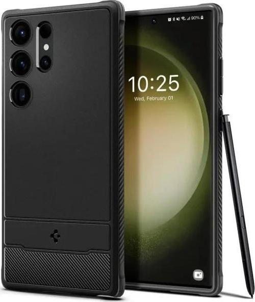 Rugged Armor Galaxy S23 Ultra Kılıf - Matte Black Matte Black