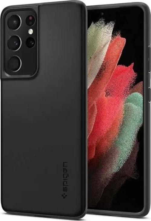 Thin Fit Galaxy S21 Ultra Kılıf - Siyah Black