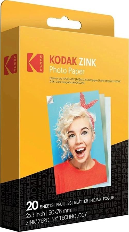 Printomatic Tam Renkli Anında Baskı Dijital Fotoğraf Makinesi - Başlangıç ​​Paketi Gri Başlang