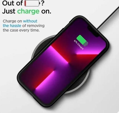 Tough Armor [Ekstra Koruma Teknolojisi] iPhone 13 Pro Max İçin Telefon Kılıfı Black