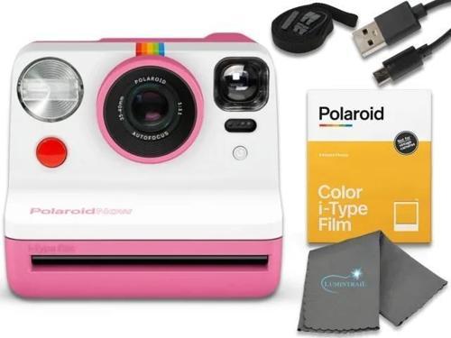 Gen 2 Now I-Tipi Anlık Film Kamerası Blue (Gen 2), 16 Film Bundle