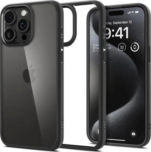 Ultra Hybrid iPhone 15 Pro Max Kılıf(2023) Matte Black iPhone 15 Pro