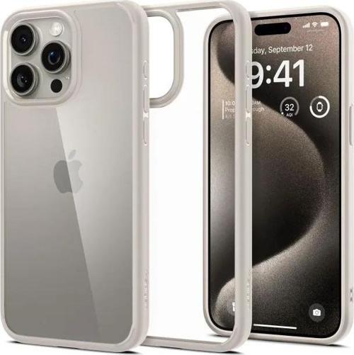 Ultra Hybrid iPhone 15 Pro Max Kılıf(2023) Natural Titanium iPhone 15 Pro Max